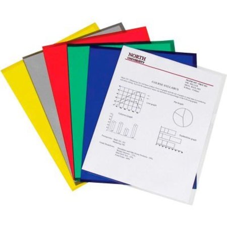 C-LINE PRODUCTS C-Line Products Project Folders, Assorted, Reduced Glare, 11 x 8 1/2, 25/BX 62130
